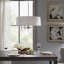 Lustre tambour 5 lumières blanc