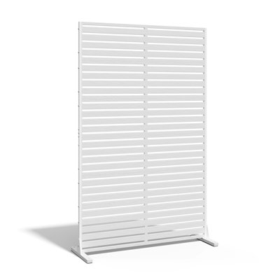 Extra-Sturdy 72" Room Divider – Windproof Outdoor/Indoor Privacy Screen With 0.8" Quiet Panels & Secure Ground Stakes by GlasFlength