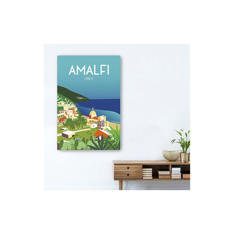 Art mural sur toile 48 "x 32"