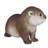 Otter Leaning Forward Animal Statue