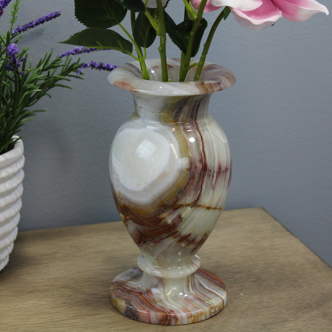 Teo Decorative Handcrafted Marble Table Vase Ophelia & Co. 