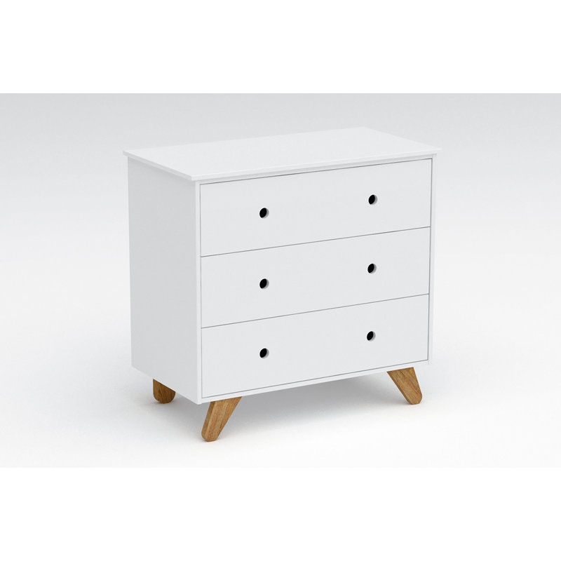 Baggett Kids 3 - Drawer Dresser, White