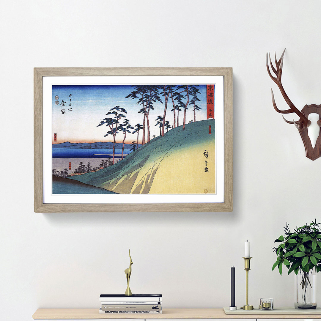 Kanaya by Utagawa Hiroshige - Picture Frame Art Print