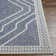 Tapis bleu ardoise Gwerfyl