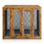 Caisse et table de bout en bois rustique pour chien 38,6 po-732703573
