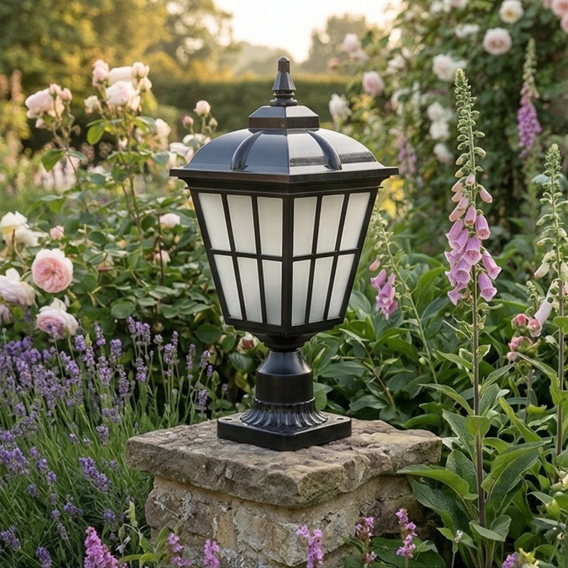 Classic Lantern Outdoor Pillar Light