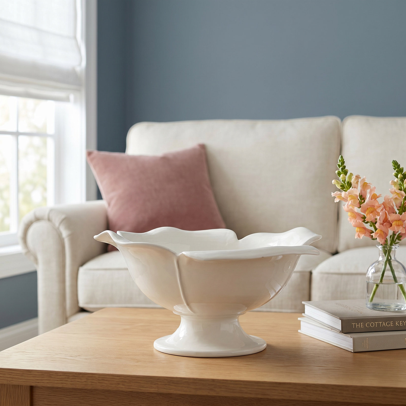 Hadleigh Handmade Ceramic Decorative Bowl 1, White