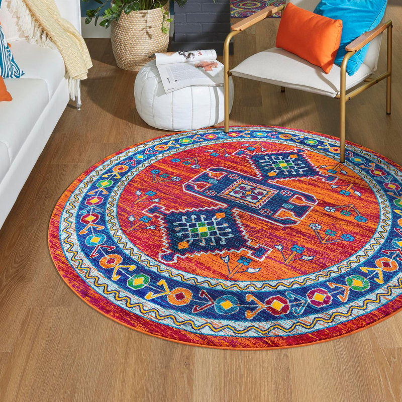 Tapis Erkhild, Rond 4 pi 1 po