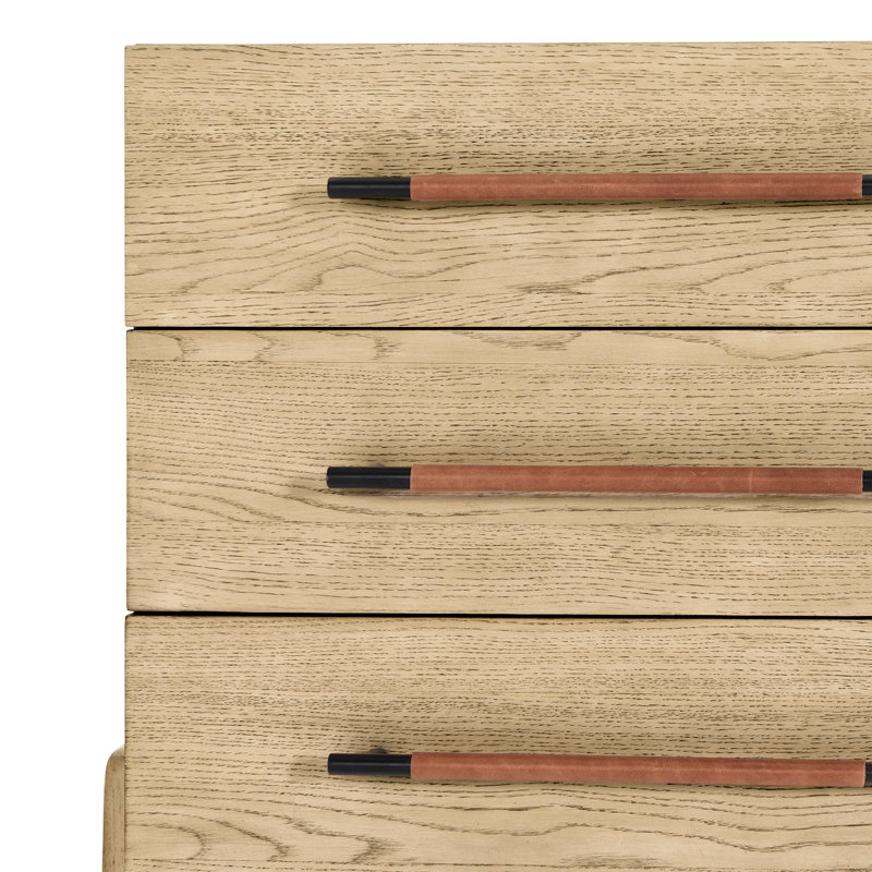 Rosedale 3 Drawer Dresser-Yucca Oak Veneer, Yucca Oak Veneer