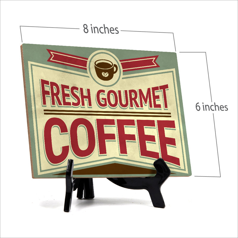 Enseigne de table basse Fresh Gourmet