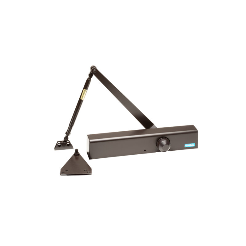 Commercial ADA Grade 1 Slim Line Door Closer in Aluminum and Duronodic - Sizes 1-4, Duronodic