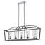 Luminaire suspendu linéaire à 5 lumières pour îlot de cuisine Skegness-498305990-450880216