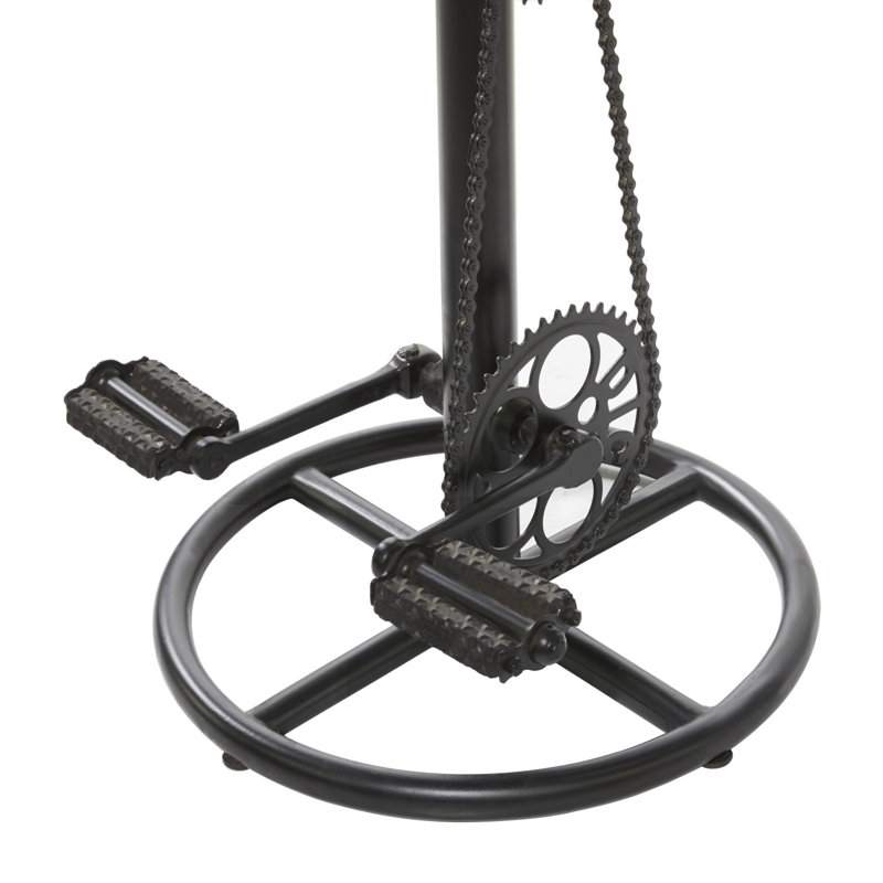 Metal Bike Brown Counter Stool with Pedals