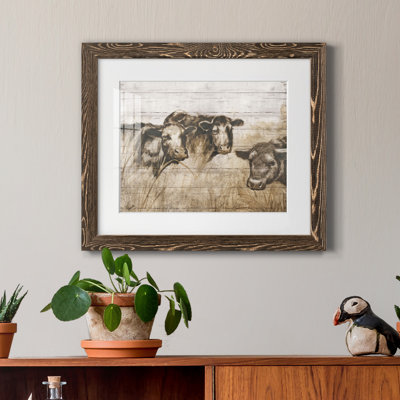 " Sepia Cows "