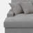 3 - Piece Upholstered Gray Chenille Modular Sectional Sofa with Armrests & Throw Pillows-1332424587-1332424589