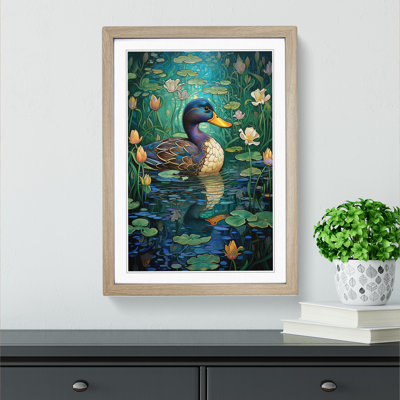 Duck Nouveau No.2 Framed Print
