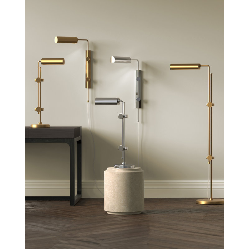 Satire 1 - Light LED Swing Arm, Polished Nickel