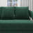 53.7" W Modern Loveseat, Upholstered Open Back Sofa  With 3 Pillows-1529557601