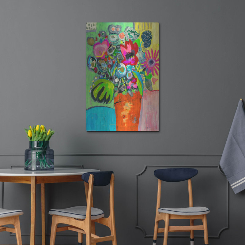 "Fleurs françaises" par Wyanne, H 36 po x l 24 po
