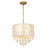 Modern Capiz Shell Crystal Chandeliers