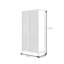 Armoire simple en rotin tissé-110949682