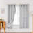 Ombre Gradient Striped Jacquard Light Filtering Curtain Pair-838098663-835373721