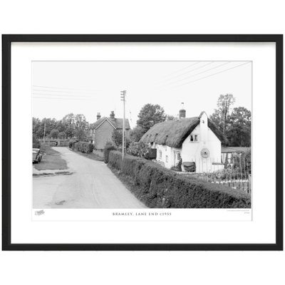 Bramley, Lane End C1955 by Francis Frith - Single Picture Frame Print