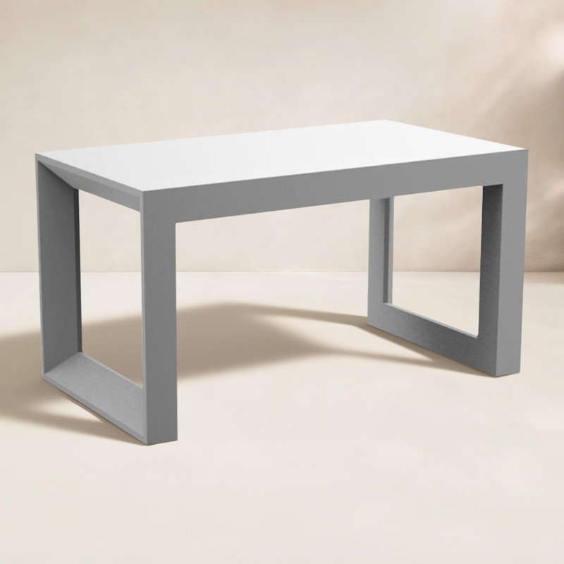 Frame Matt Polyethylene Picnic Bench, Ice