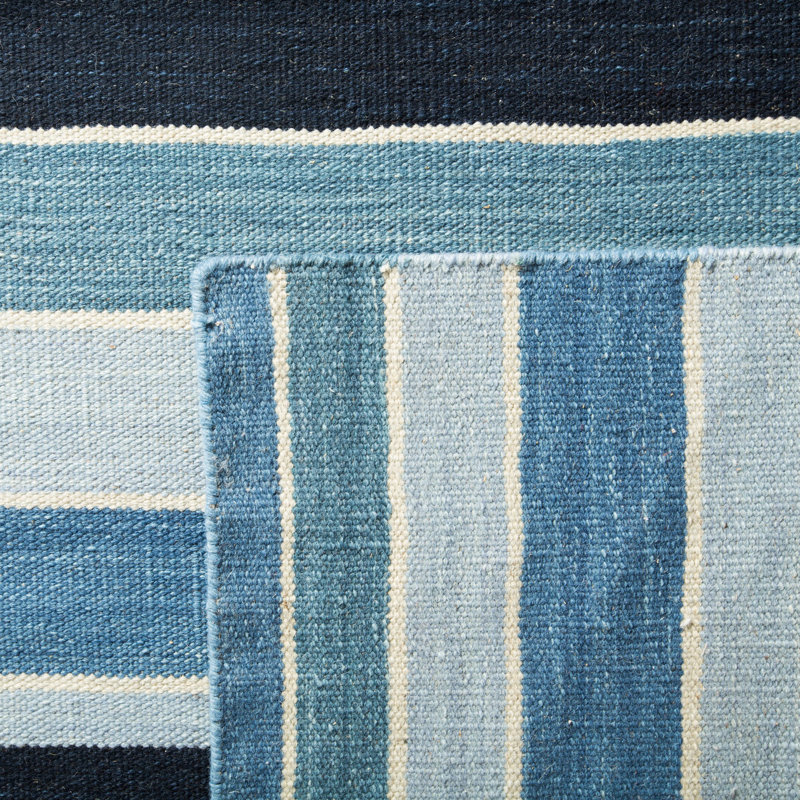 Ralph Lauren Barragan Stripe Wool Striped Rug, Rectangle 2' x 3'