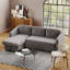 3 Seater Linen Sofa Bed