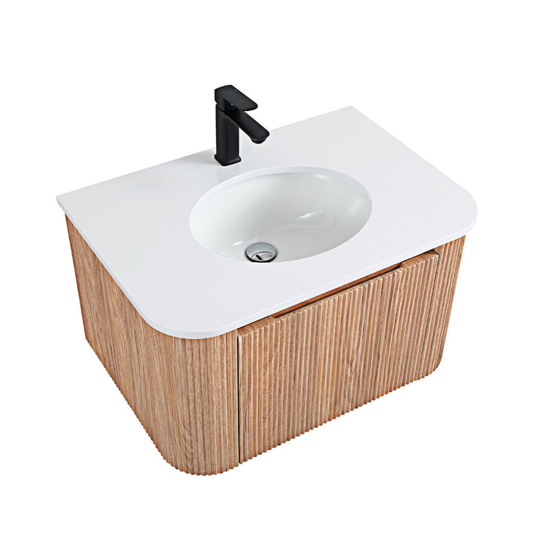 Meuble-lavabo mural avec évier, 30"