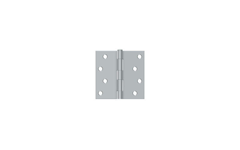 Steel Hinge, Brushed Chrome