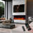 Smart Build In Electric Fireplace Insert, 1-2-3 Sided View, Heater 750W/1500W, Multi Colors Of Flame & Fuel Bed, Alexa/Google Assistant Enabled