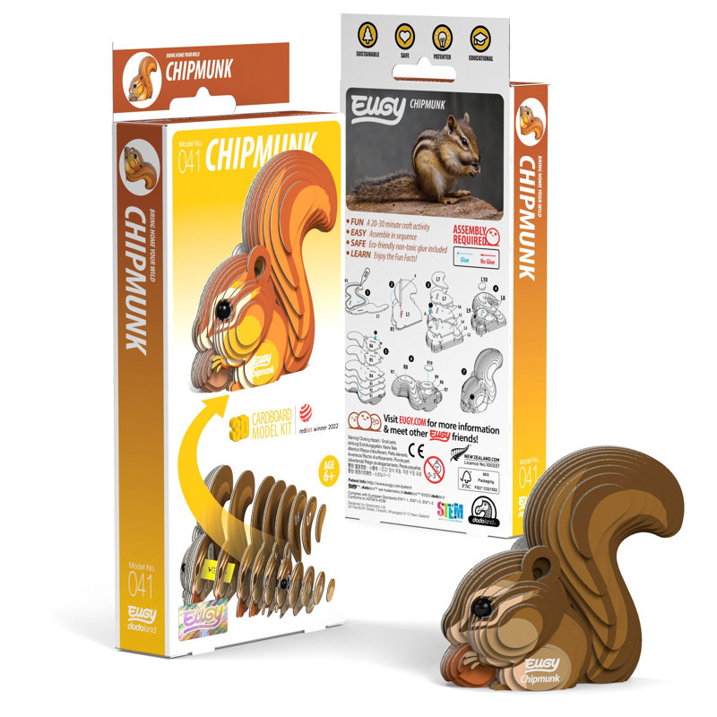 Casse-tête 3D EUGY Chipmunk