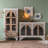 American Retro Storage Display Cabinet
