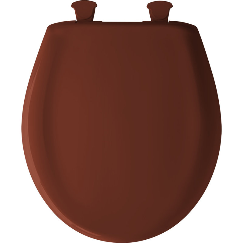 Round Toilet Seat and Lid, Red