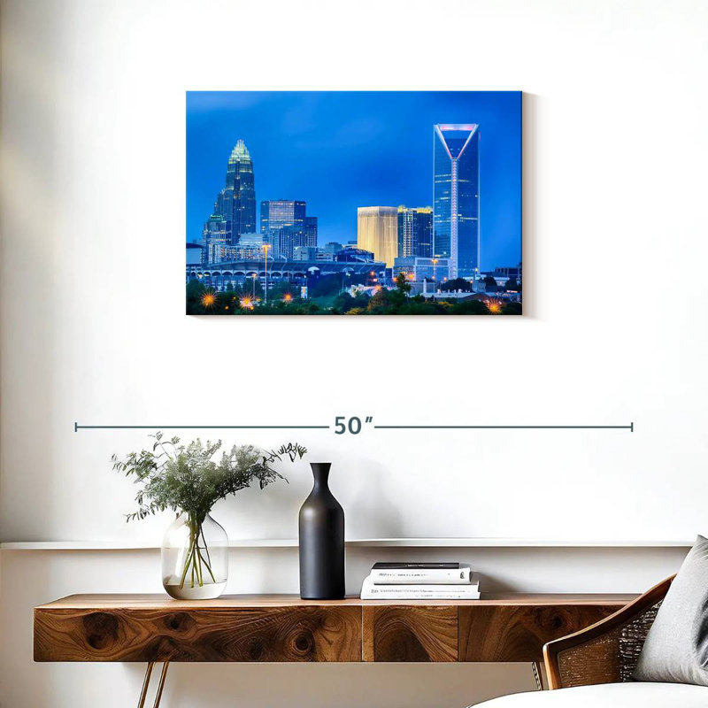 Kavia Charlotte City Skyline, 20" H x 30" W