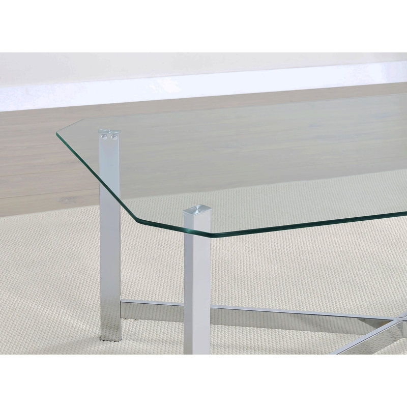 Table basse Linda, 18.25" H x 48" W x 26" D