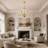 39.4" Retro 8-Head Crystal Adjustable Chain Chandelier for High-Ceiling SpacesChandelier