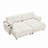 Versatile Sleeper Sofa Couch Bed with Oversized Chaise Lounge Chair and Cozy Cloud Design