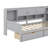 Wooden L-Shape Daybed With Storage Cabinets And Storage Drawers,Multi-Functional Bed With Study Desk-631319283-631319282
