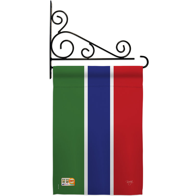 Double Sided 18.5'' H x 13'' W Polyester Flag Set