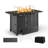 Rectangle Smokeless Fire Pit Table with Hidden Fuel Tank