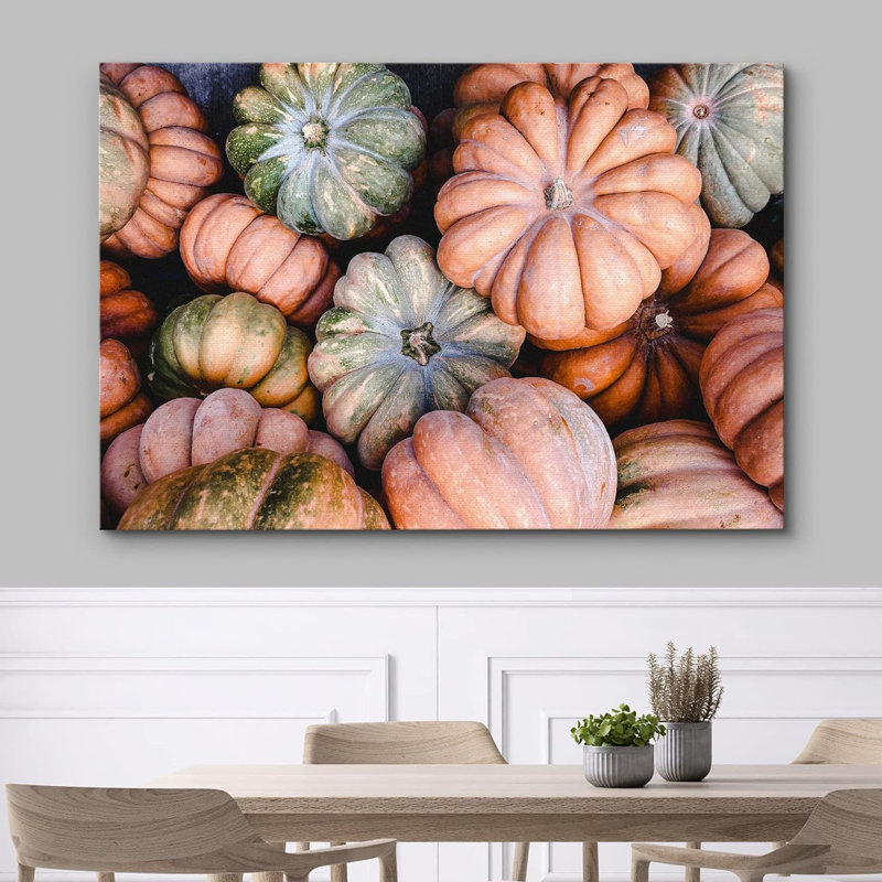 Pumpkin " Autumn Fall Thanksgiving Pumpkins Nature Wilderness ", 12" H x 18" W