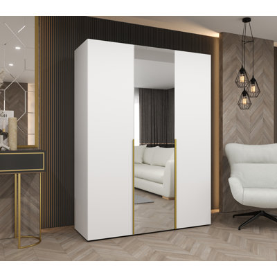 Wardrobe Cante 2, Mirror, Standard Doors