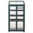 62Inch Height Wood Large Greenhouse Balcony Portable Cold Frame With Wheels And Adjustable Shelves For Outdoor Indoor Use-111737851