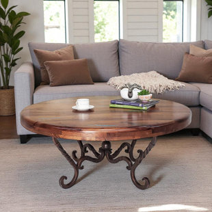 Table basse en espagnol de style Mesquite