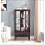Armoire vitrée avec porte vitrée Curio-715009866