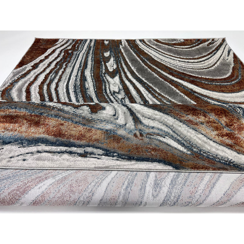 Tapis rectangulaire Gido avec envers antidérapant, Rectangle 5 pi 4 po x 7 pi 8 po