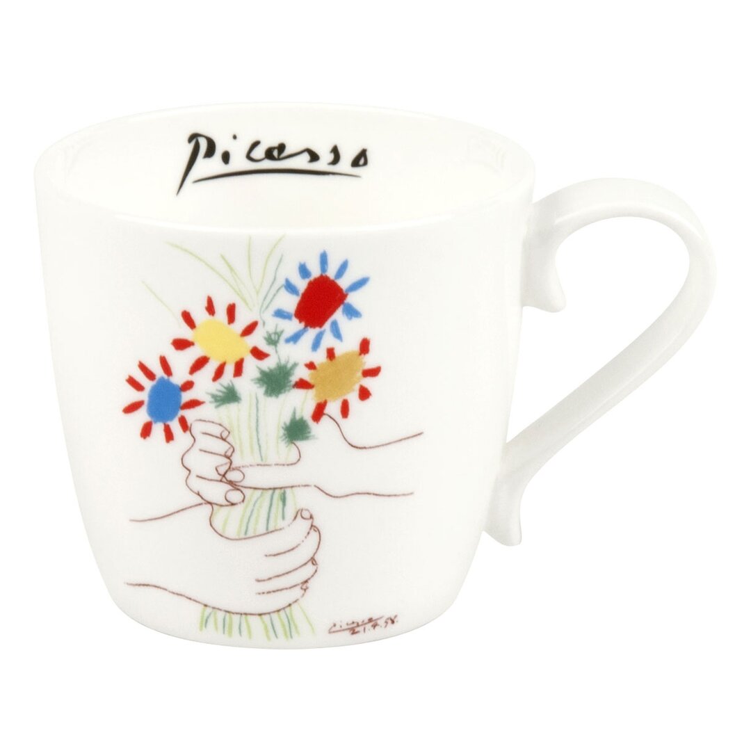 Kaffeebecher Picasso Le Bouquet De L'Amitié aus Bone China